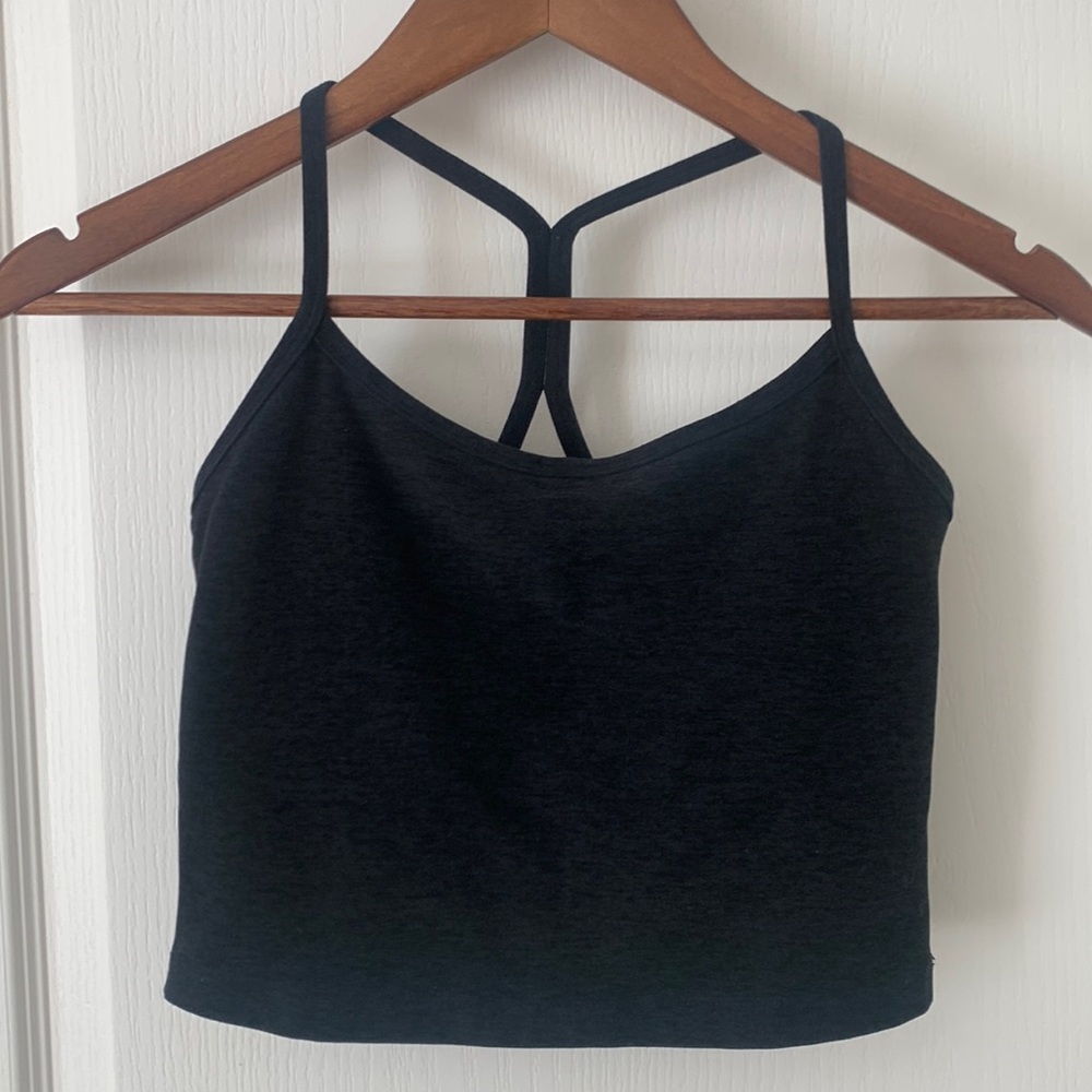 Beyond yoga crop thin razor back